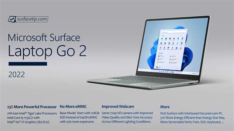 Surface Go 2 specs and features .